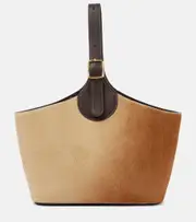[Loro Piana] Loro Piana Bobbin calf hair bucket bag One Size beige