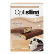* Optislim VLCD Bar Cookies & Cream 60g 5 Bars