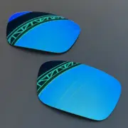 Ice Blue POLARIZED Replacement Lenses for Oakley Fuel Cell OO9096 Sunglass 60mm