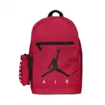 NIKE 後背包 JORDAN BACKPACK 男女款 喬丹 飛人 附筆袋 外出 上學 紅黑 JD2113008GS