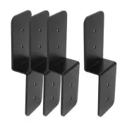 4Pcs Post to Beam Z Brackets Post Brackets for Trusses Wood Shelves Shed