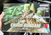 Chaos Gundam and Gunner Zaku Warrior Namaria Hawk.