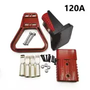 120A For Anderson Plug Mounting Bracket with Cover + Handle for Trim and Panels