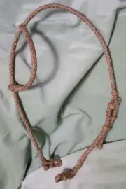 One Ear Rawhide Headstall - Simple Style