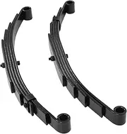munirater 2 Pieces Trailer Leaf Spring 5 Leaf Double Eye 3000bs Replacement for 6000lbs Axle 25-1/4 Length 1.75 Width LIB-502-DE
