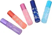 DECORNIJIA 5Pcs Essential Oil Roller Bottles Containers for DIY Perfume and Aromatherapy Safe Travel Friendly Roller Bottles