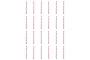 24x 50pc Appetito Disposable Paper Straws Single-Use Home Kitchen Pink Stripes