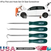 4PCS Car Pick and Hook Set Remover Tool O-Ring Oil Seal Gasket Puller Remover