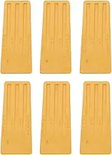 Tree Felling Wedges Plastic Chainsaw Loggers Supplies Efficient Cutting Tool for Tree Cutting and Bucking Premium Material Durable Reliable 20cm Size 6 Pcs