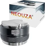 NEOUZA 51mm Coffee Distributor and Tamper 2 in 1, Dual Head Coffee Leveler Fits for 51mm Delonghi Breville Portafilter, Adjustable Depth- Professional Espresso Hand Tampers (Dual-Head Leveler)