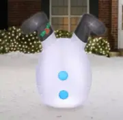 Snowman Legs Christmas Inflatable