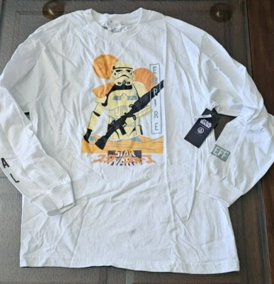 Neff Star Wars Stormtrooper Shirt Large Men's Long Sleeve