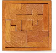 Sharp Brain Zone Wooden Brain Teaser Puzzles for Kids Children & Adults | Challenging Puzzles | Pentominoes Brain Teasers Games | Suitable for Ages 6 and Above