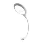 5Pcs Portable Flexi Ring Lamp USB Study Reading LED Light Eye Protection (White)