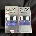 Lot Of 2 Olay Regenerist Retinol 24 + Peptide Night Hydrating Moisturizer .5 oz