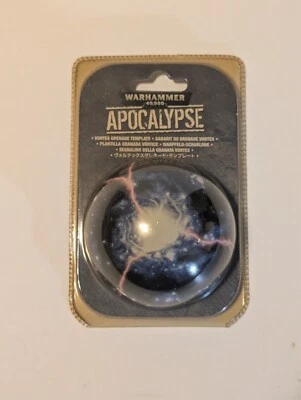 Warhammer 40k Apocalypse Vortex Grenade template; new in package; OOP