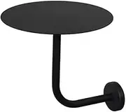 Bistro Table Small Round Pub Dining Table, Bar Height Counter Table with Wall-Mounted L-Shape Bracket, Multipurpose Side End Tables for Small Spaces(50x50x45cm(19.7x19.7x17.7inch))