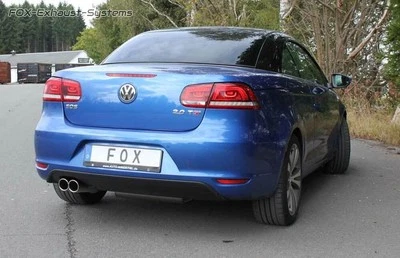 Sport-Anlage VW EOS Facelift 1.4l TSI 2.0l Tdi From 2011 2x80mm (for: Volkswagen)