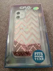 CYLO POP Apple Avant Case For IPhone 11 Pro/XR Pink Glitter Liquid Phone Case