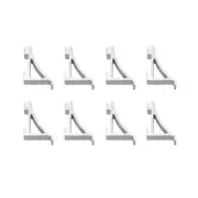 8PCS Refrigerator Shelf Brackets Wall Shelf Bracket freezer shelf clips Wall