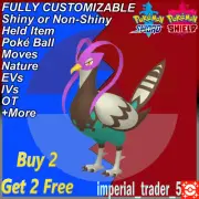 Pokémon Sword and Shield ✨ Shiny Unfezant ✨ W/ Best 6IV Customizable