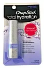 ChapStick Total Hydration Soothing Vanilla Natural Lip Balm 0.12 oz Discontinued