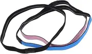 [Abaodam] 3pcs Elastic Exercise Headbands for Men and Women Nonslip Sweat Absorbing Thin Athletic Headbands for Running Yoga Fitness Fit for All Head