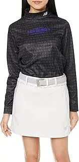 [New Balance] 012-1267503 Women's Long Sleeve High Neck Shirt (Graphene: Heat Retention, Moisture Wicking, Stretchy) / Golf