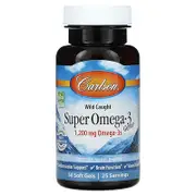 Carlson, Wild Caught Super Omega-3 Gems, 50 Soft Gels