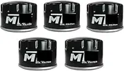 5pcs Oil Filter For F650GS F750 GS F800 GS S1000 R K1200 R1200 GS K1300 R Bimo* 1000 BB3 Motorcycle Moped Scooter Dirt Bike