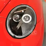 大台北汽車精品 福斯VW BEETLE 金龜車 98-05 光圈 魚眼 銀底 黑底 大燈 台北威德