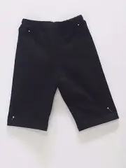 Dance, Bike or Exercise Shorts, Black Cotton Spandex, Child's Size 4, New