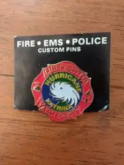 Hurricane Katrina Firefighter Task Force Pin 1 1/4"