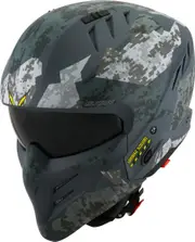 Suomy Armor Urban Squad Jet Helmet, black-green-brown, Size XL Black Green Brown