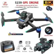 Drone HD Dual Camera with Screen 5G WIFI Avoidance Brushless Foldable Quadcopter