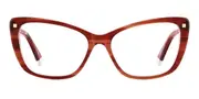 Polaroid PLD D542 8RR Women’s Glasses Red Size 56 - Private Health Rebate - Blue Light Block Available