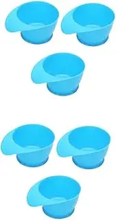 OATIPHO 2sets Hair Tinting Bowl Portable Hair Coloring Dyeing Scale Bowl for Home Salon Use Durable Material Easy to 3pcs*2