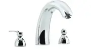 Hansgrohe Interaktiv Solaris 3-H Tub Filler Trim 06630000 Chrome Faucet NEW