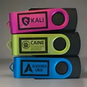 Linux USB Pack – BlackArch, Kali Linux, & CAINE – Security & Forensics Toolkit
