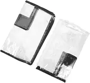 [Baluue] 2pcs Transparent Suitcase Cover Luggage Protector Durable Scratch Travel Sleeve Easy to Install for Trolley Cases Lightweight and Travel Accessory