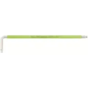 Wera 05022851001 Hex-Plus L-key with Ball End, 3/32" x 112mm (Bright Green)