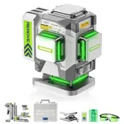 HueparPro Laser Level 3D Self Leveling Green Beam Tiling Laser Tool, 12 Lines...