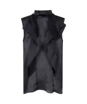 ruffled top 1,2,3 BLACK