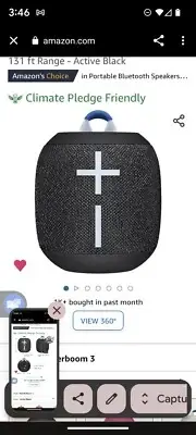 Ultimate Ears WONDERBOOM Waterproof Bluetooth Speaker - Phantom Black