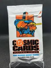 1 Pack DC Comic 1991 Unopened Cosmic Card Packs Inaugural Edition pick character