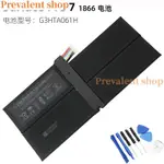 適用微軟 MICROSOFT SURFACE PRO 7 1866 G3HTA061H 平板電腦電池