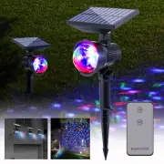 Christmas Laser Solar LED Projector Light Moving Outdoor Landscape Xmas Lamp New
