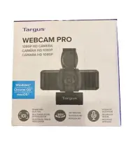 Targus Webcam Pro 1080P HD Camera Windows, Chrome Os, Mac Os New