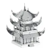 3D Metal Puzzle Chinese Architecture DIY Assemble Model Kits Laser Cut Toy Gift
