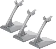 Sewroro 3pcs Airplane Model Display Stand Lightweight Portable Aircraft Model Storage Rack for Tabletop Use Easy Assembly Stable Base for Aviation Collectors